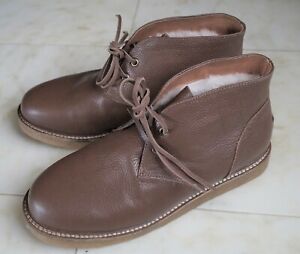 Men's Australia Luxe Collective Lincoln Leather Genuine Shearling Lined Boots