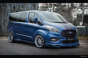 PASSEND FÜR FORD TRANSIT CUSTOM FACELIFT FRONTSTOßSTANGENANSATZ SCHWELLER - Bild 1 von 1