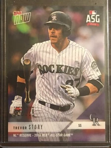 2018 Topps Now #AS-25 Trevor Story Colorado Rockies PLATINUM MEMBER - Picture 1 of 2