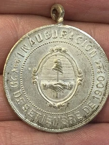 Medalla Argentina - 29 Septiembre 1900 Inauguración Escuela Tucumán - Imagen 1 de 9