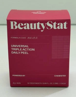 NIB Beauty Stat Universal Triple Action Daily Peel Pads 10 Treatment - Image 1 of 4