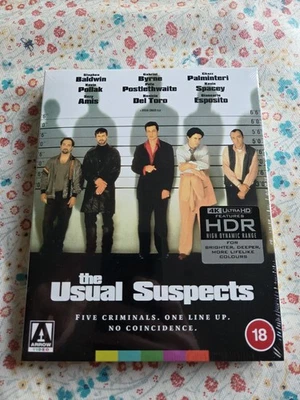 The Usual Suspects Limited Edition [18] 4K UHD. FREE P&P.  - Image 1 of 3