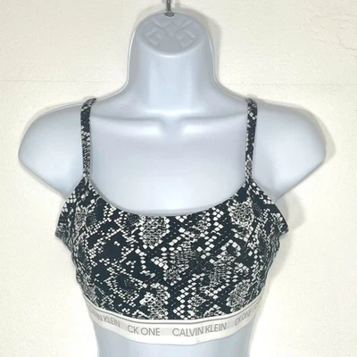 NWOT Calvin Klein Women's L CK One Cotton Full Coverage Unlined Bralette QF5727 - Image 1 of 4