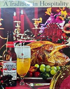 1963 Anheuser Busch Budweiser Beer - A Tradition in Hospitality Vintage Ad #761 - Picture 1 of 1