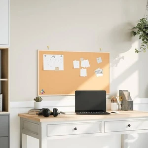Cork Board with Solid Pine Wood Frame 100x55 cm - Picture 1 of 7