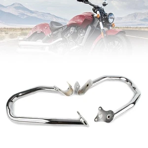 1.25” Engine Guard Highway Crash Bar Steel Fits For Indian Scout Sixty 2015-2018 - Picture 1 of 12