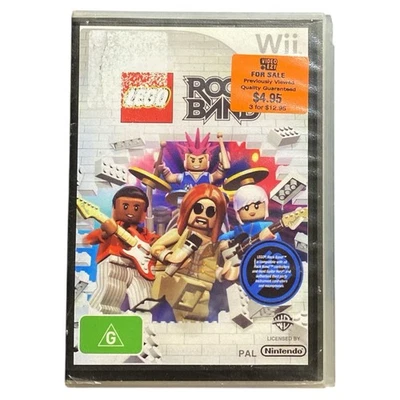 LEGO Rock Band Nintendo Wii Video Game Complete Tested PAL Family Party Music - Image 1 of 4