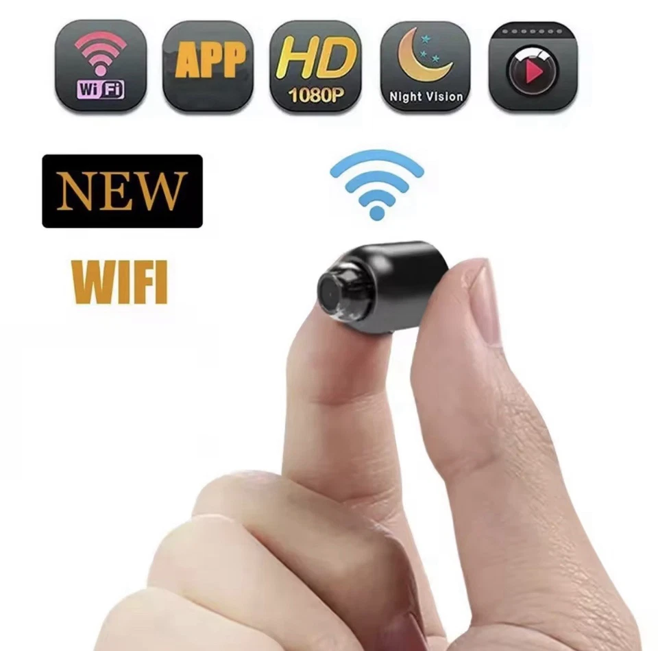 Telecamera spia WiFi microcamera infrarossi wifi mini spycam micro camera P2P