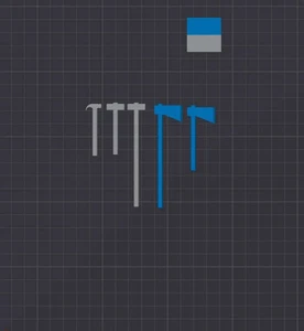 Axes and Hammers for Dummy 13 | 3D Printed Action Figure Doll Accessories - Picture 1 of 5