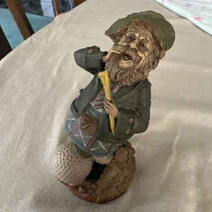 Tom Clark Golfing Gnome ANDREW 6" Figur Figure 1990 Scottish Kilt Vintage - Bild 1 von 6