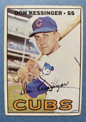 Tarjeta de béisbol 1967 Topps - Don Kessinger #419 Chicago Cubs Foto 1 de 2