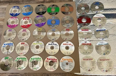 Chartbuster Karaoke 35 CD+  Lot Pop U2 Carey Houston Diamond Bolton Aerosmith + - image 1 of 4