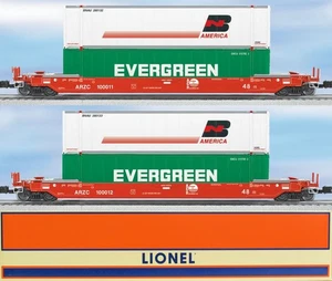Lionel 21896 Arizona & California Container Husky Stack 2-Car Set O-Gauge NIB * - Picture 1 of 5