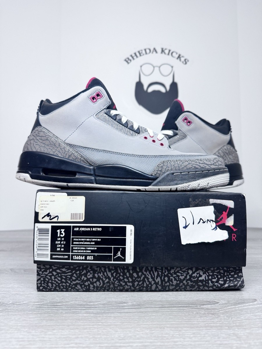 Jordan 3 Retro Stealth | eBay