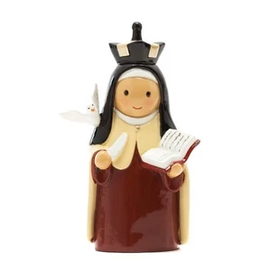Estatuilla 3.5" Santa Teresa de Ávila Pequeñas Gotas Agua Nueva Niños Católicos - Imagen 1 de 1