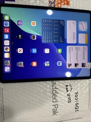 001GQC Apple iPad Pro 5th Gen 256GB Wi-Fi Cellular 12.9'' UNLOCKED TESTED work - Image 1 of 4