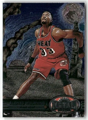 Skybox Metal Universe 1997-98 Alonzo Mourning Miami Heat #7 Foto 1 de 3