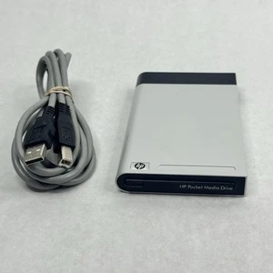 HP Pocket Media Drive 320 GB USB Portable Hard Drive Model PD3200s w/ USB Cable - Afbeelding 1 van 9