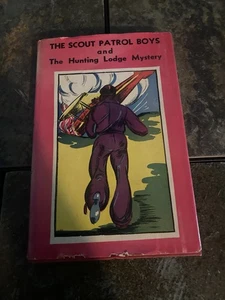 1933 The Scout Patrol Boys The Hunting Lodge Mystery Hardcover Schutzumschlag Buch - Bild 1 von 24