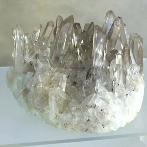 660g Natural Clear White Quartz Crystal Cluster Mineral Rough Specimen Healing - Picture 1 of 12