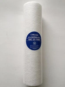 WATTS FPMB5-978 5 MICRON 10"x2.5" SEDIMENT FILTER HYDRONIX - 18 FILTERS - Picture 1 of 2