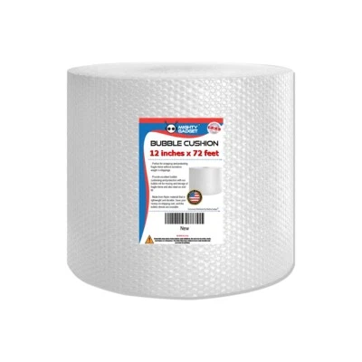 Small Bubble Cushioning Wrap Roll for Protecting Fragile Items 12"x72 feet - Image 1 of 4