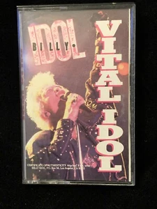 BILLY IDOL - Vital Idol - CHRYSALIS CASSETTE TAPE 1987 - Picture 1 of 4