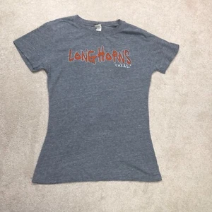 University of Texas Longhorn T Shirt Girls XL Gray Embroidered - Picture 1 of 12