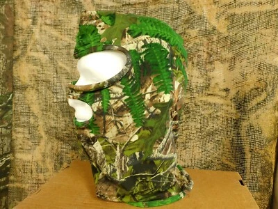 Deer Turkey Hunting Camo Full Facemask Hood Hat OSFM Mothwing Spring Mimicry 2.0 - Image 1 of 4