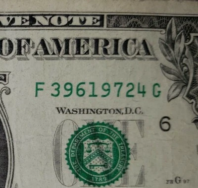 2006 Fort Worth $1 Birthday Note 1972 March 9th,  September 6th - Image 1 of 3