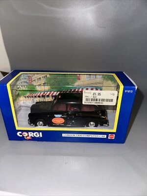 CORGI 91815 AUSTIN FX4 LONDON BLACK TAXI COMPUTER CAB - Image 1 of 4