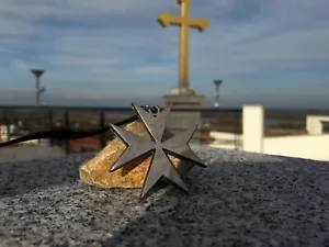 Collar Cruz Maltesa, Cruz de Malta, Cruz de Caballeros Hospitalarios, Orden de San Juan - Imagen 1 de 16