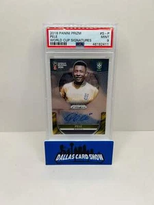 2018 Panini Prizm World Cup Signatures Pele #S-P PSA 9 - Picture 1 of 2