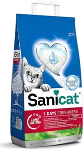 Sanicat Classic cat litter with Aloe Vera 7day odour control Fast absorption 4L - Picture 1 of 5