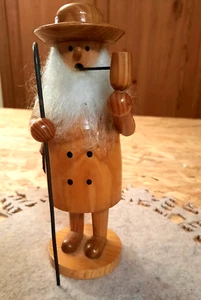 Räuchermann Erzgebirge ? mit Tasche und Stab - Bild 1 von 7