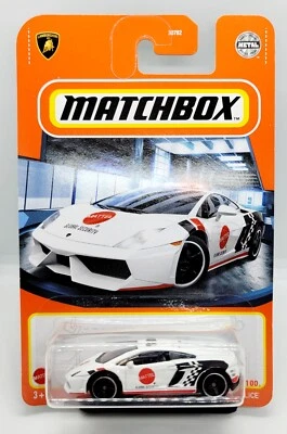 2021 Matchbox Lamborghini Gallardo Police Toy Sports Car New In Package Mattel  - Image 1 of 2