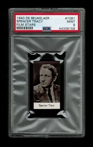 PSA 9 SPENCER TRACY 1940 De Beukelaer Card #1081 THE HIGHEST EVER GRADED - Picture 1 of 2