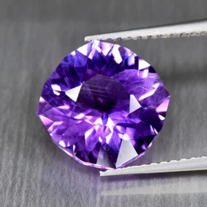 3.79Ct Fancy Cushion Cut_ Resplendent 100% Natural Purple Amethyst _ Brazil - Picture 1 of 1
