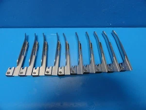 10 hojas de laringoscopio SUNMED Medical Miller (Mil 2), estándares ~13968 - Imagen 1 de 12