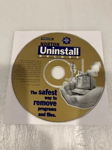 Symantec Norton Uninstall Deluxe - Saftest Way to Remove Program and Files - Picture 1 of 2