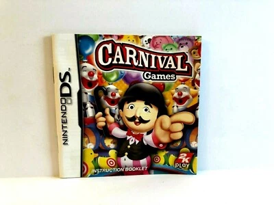 Rock Blast Nintendo DS MANUAL ONLY Authentic Insert - Image 1 of 2