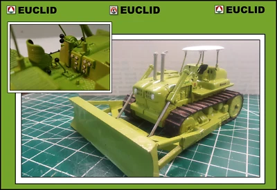 Bulldozer EUCLID Corgi TC-12 PERSONALIZADO en colores "EUCLID" - ENVÍO GRATUITO $$$ Foto 1 de 4