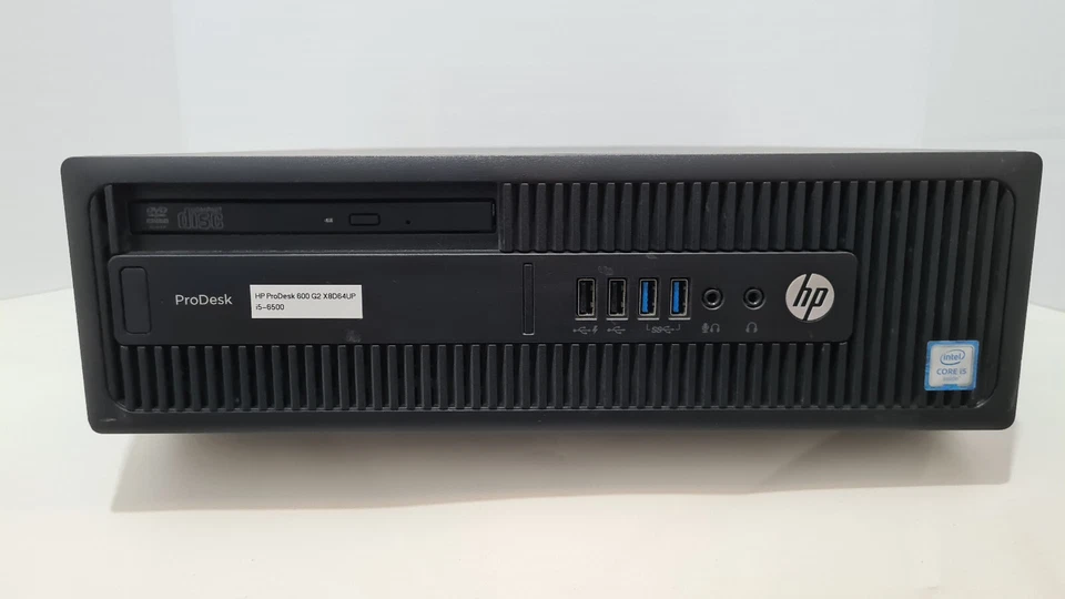 HP ProDesk 600 G2 - CPU i5-6500 GHz - Custom RAM, SSD and Linux Operating System - Image 1 of 4