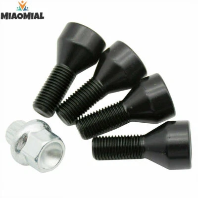 M12x1.5 Aluminum Wheel Bolts Lock Screw 36136786419 For BMW 1/3/5/6 Series - Imagem 1 de 4