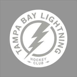 Adesivo decalcomania vinile Tampa Bay Lightning #4 NHL logo squadra 1 colore parete finestra auto - Foto 1 di 7