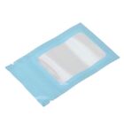 (Blue)100x Ziplock Bags Self Sealing Holographic Food Storage Bags XTT