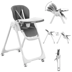 Baby Vivo Trona de bebe Silla para Niños con Bandeja Bebés de Altura Regulable - Imagen 1 de 7