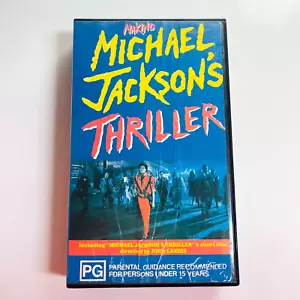 Making Michael Jackson's Thriller VHS 1983 Vintage RARE Yellow Tape - Picture 1 of 5