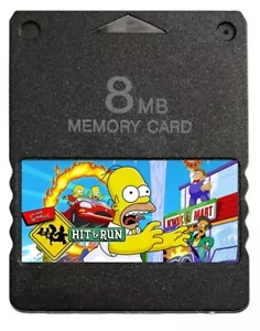 The Simpsons Hit & Run PlayStation 2 Memory Card Completed Saves - Picture 1 of 1