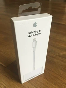 APPLE - Adaptateur Lightning vers VGA écran télé pour iPhone/iPad NEUF ORIGINAL - Bild 1 von 4